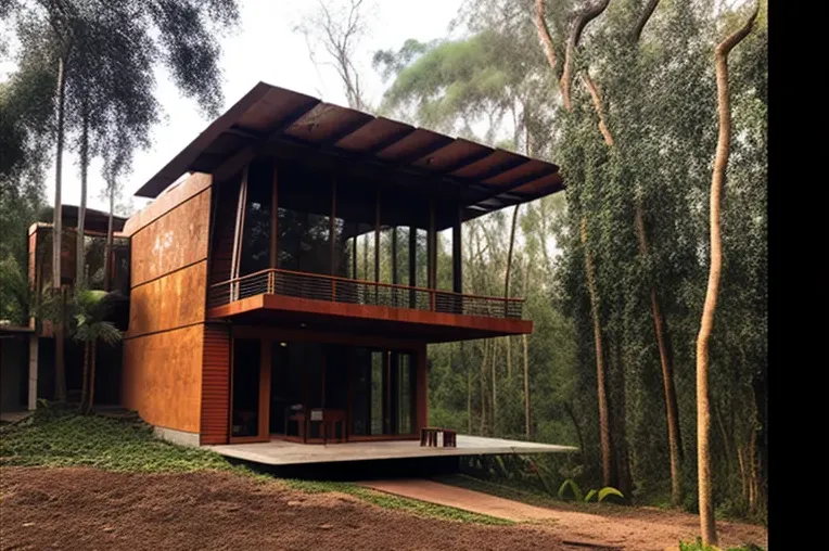 Vivienda de lujo con materiales naturales y terrazas panorámicas en Trujillo