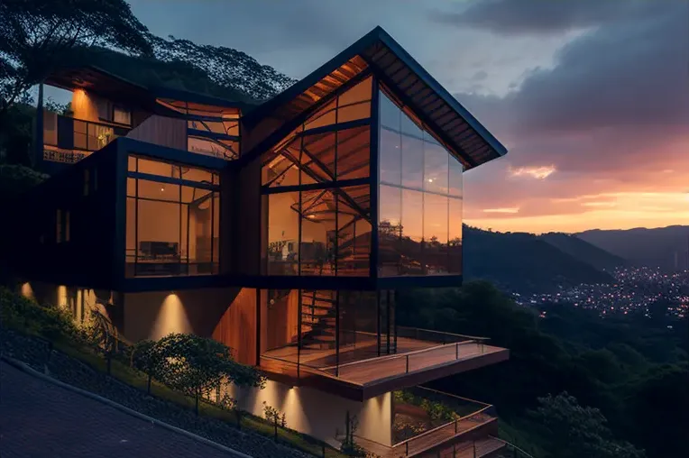 La Villa Privada: Una obra maestra de arquitectura sostenible en Medellín