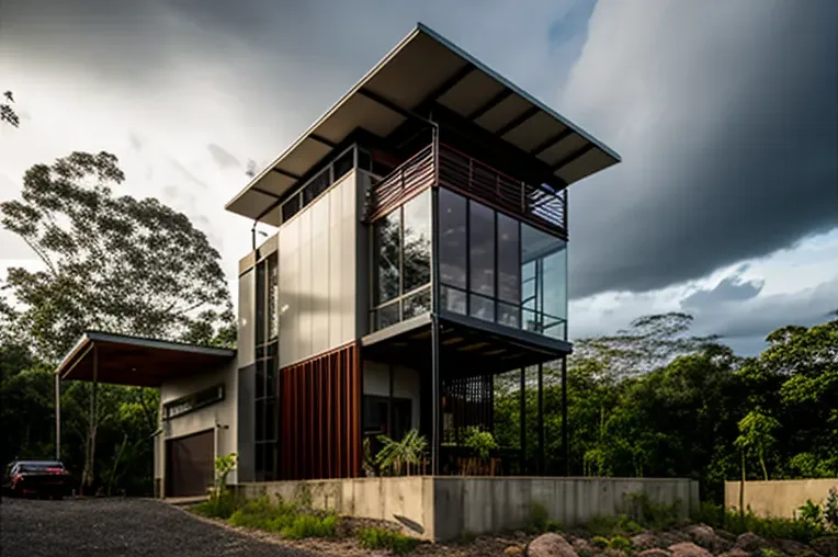 Vistas impresionantes en Casa contemporánea de San Andrés