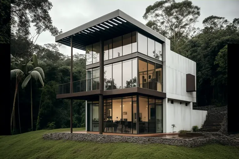 Lujo y vistas panorámicas: Casa de estilo contemporáneo en San Andrés