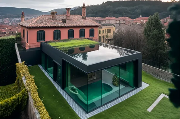 Diseño industrial y montañas en perfecta armonía en esta villa exclusiva