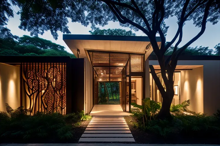 Un Paraíso Escondido en la Selva: Casa de Arquitectura de Vanguardia en Cartagena