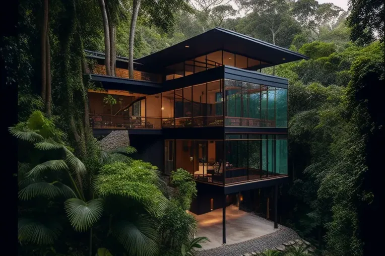 La Casa de Vidrio en la Jungla de Santa Marta