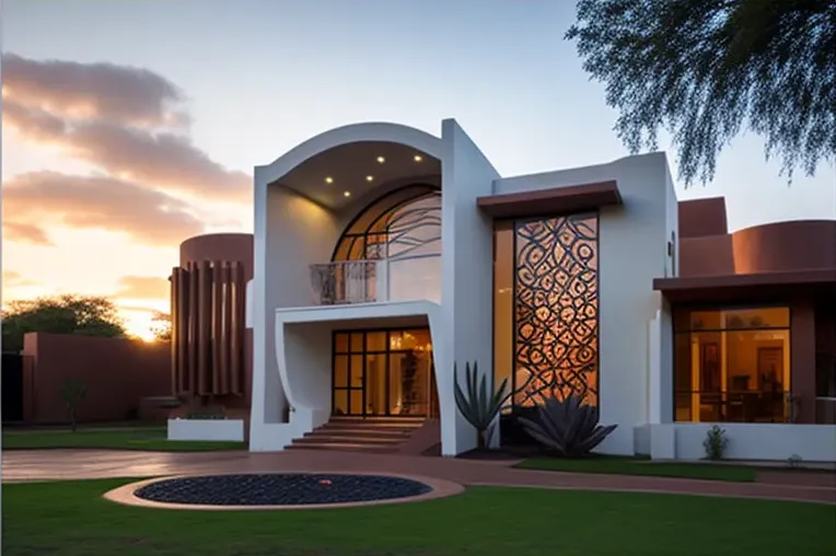 Espectacular residencia de estilo mediterráneo con acabados de aluminio y curvas imposibles en Asunción