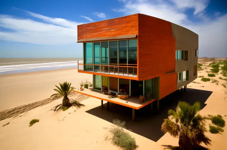 La Casa Ecológica con Vistas Impresionantes en la Costa de Santa Cruz