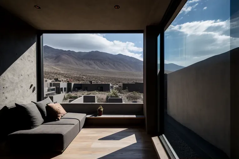 Vistas Panorámicas desde la Casa Minimalista en Arequipa