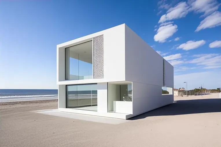 Lujosa casa minimalista con estacionamiento techado