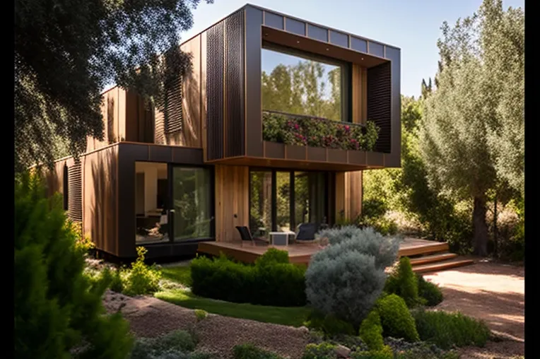 Villa de diseño con jardines en plena naturaleza en Granada