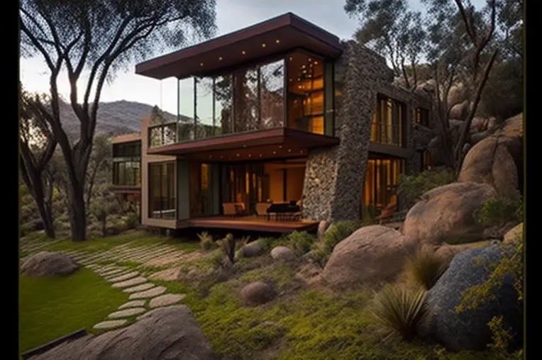 Escape a la tranquilidad: Casa moderna con jardines y cascadas en la densa jungla de Cochabamba