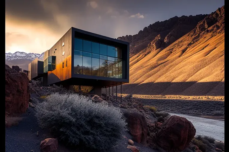 Diseño sofisticado y vistas impresionantes en esta Casa de lujo de acero inoxidable en Iquique