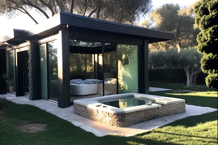 Santuario de lujo en un parque natural: Villa con Jacuzzi privado