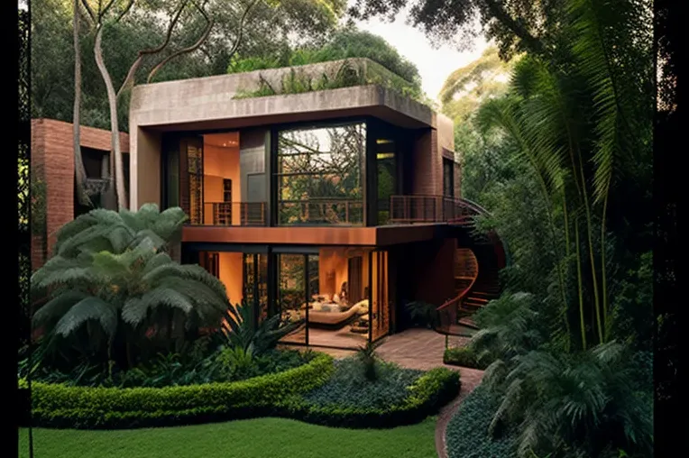 Diseño contemporáneo y naturaleza en perfecta armonía en São Paulo