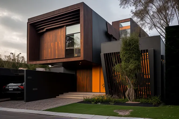 Vive en el futuro en esta Villa vanguardista con fachada elíptica en un área privada en Puebla