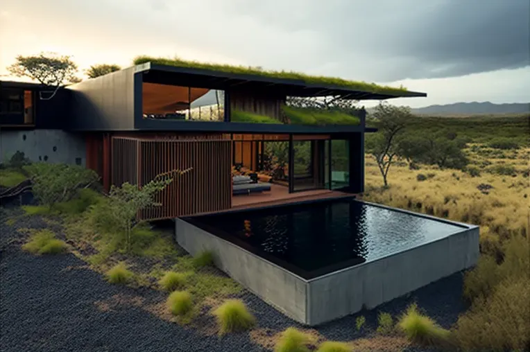 Escape a la naturaleza en esta villa de arquitectura sostenible