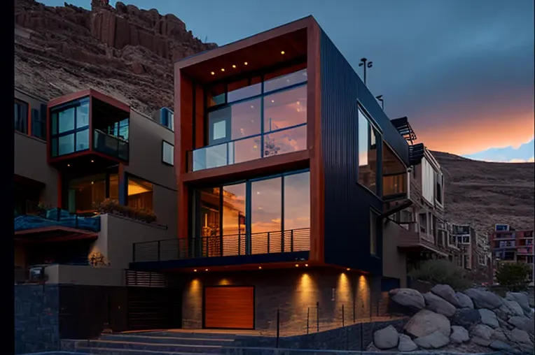 Escape a la naturaleza en esta casa de lujo de fibra de carbono