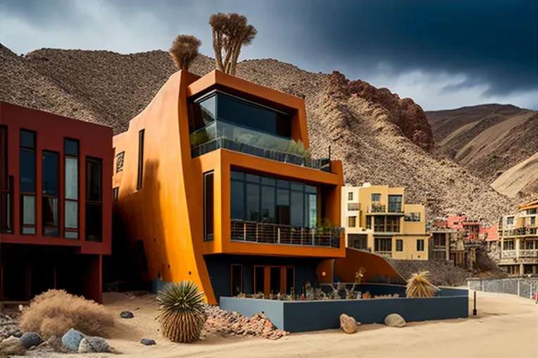 Sensación de tecnología y futurismo en esta impresionante casa de lujo con muros verdes