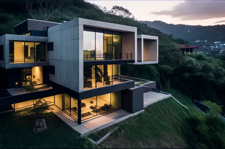 Espectaculares vistas panorámicas en esta impresionante casa contemporánea en Santa Marta