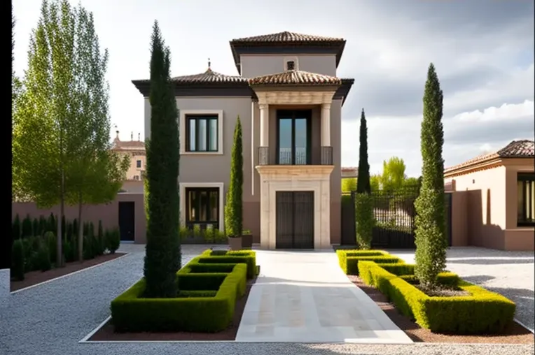 Arquitectura Tradicional en una zona privada y residencial en Toledo