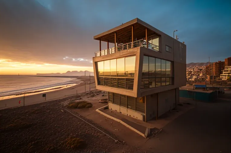 Vista impresionante en la montaña: Casa de Arquitectura de vanguardia en Iquique