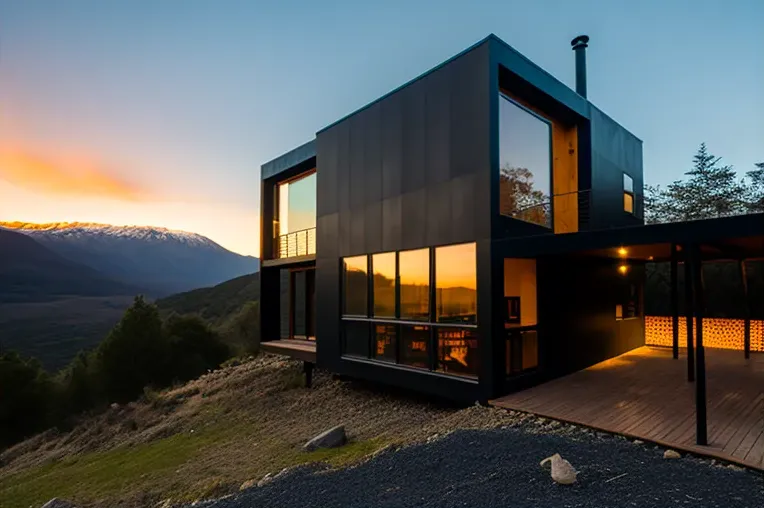 Villa de diseño con vistas panorámicas en Pucón, Chile