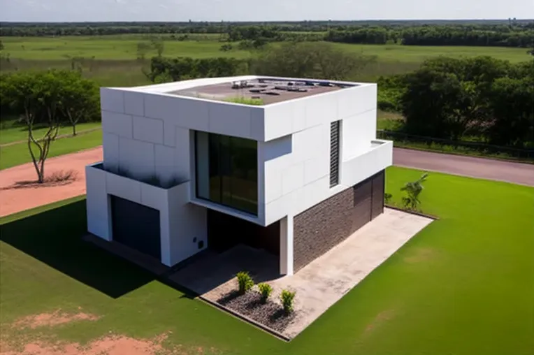 Sensacional Casa Minimalista con Vistas Panorámicas en Paraguay