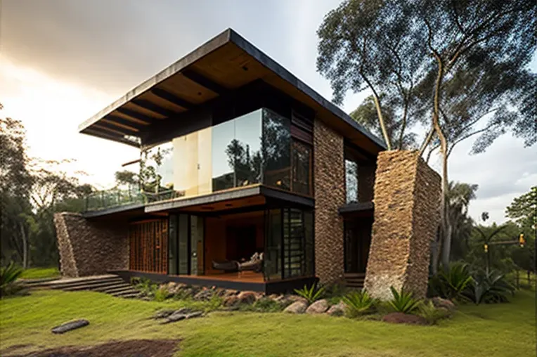 Villa de ensueño en medio de la naturaleza: arquitectura moderna y vistas impresionantes