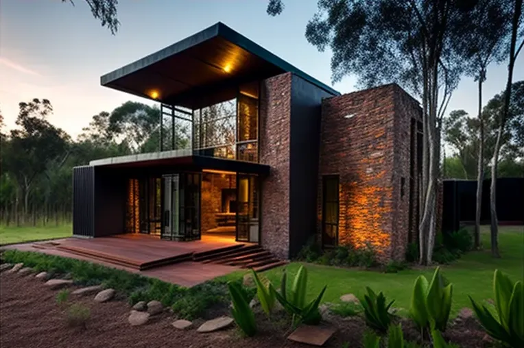 Un paraíso natural y moderno: villa de arquitectura innovadora en Santa Cruz