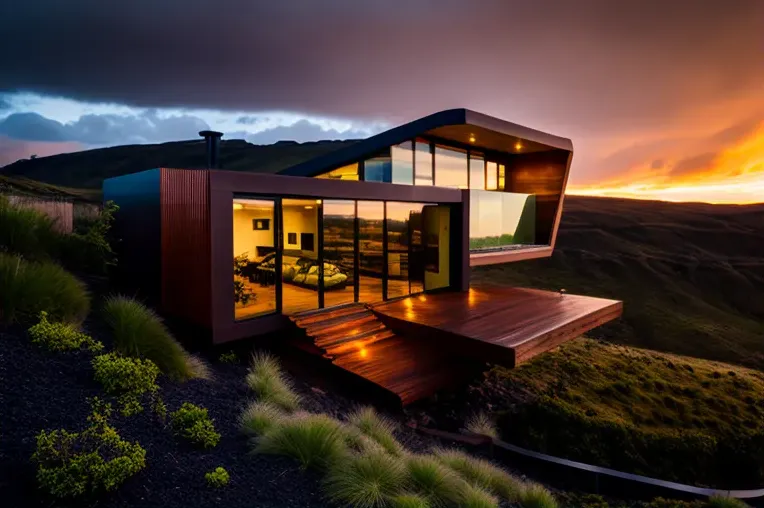 Villa High-Tech con vistas impresionantes en las montañas de Galápagos