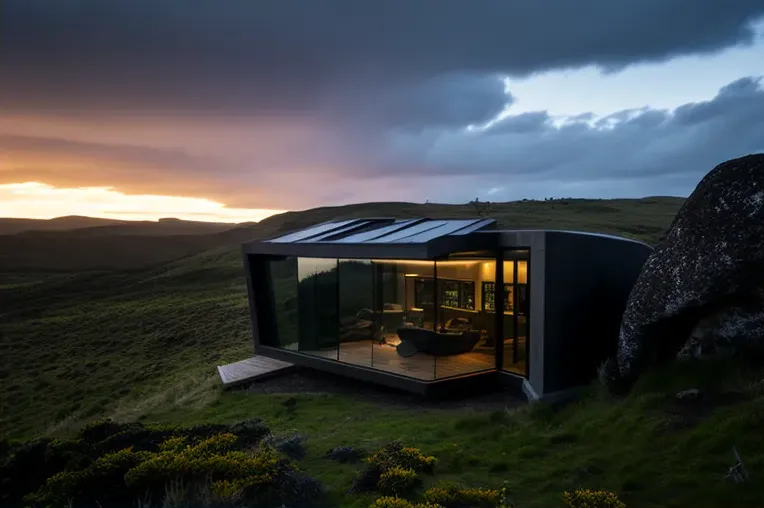 Escape a la naturaleza en esta impresionante Villa High-Tech