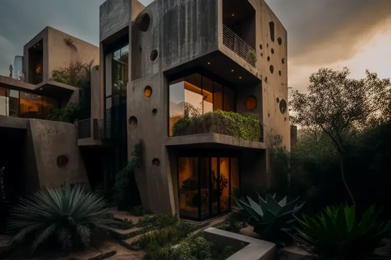 Casa de lujo con estilo industrial en medio de la jungla en Los Cabos