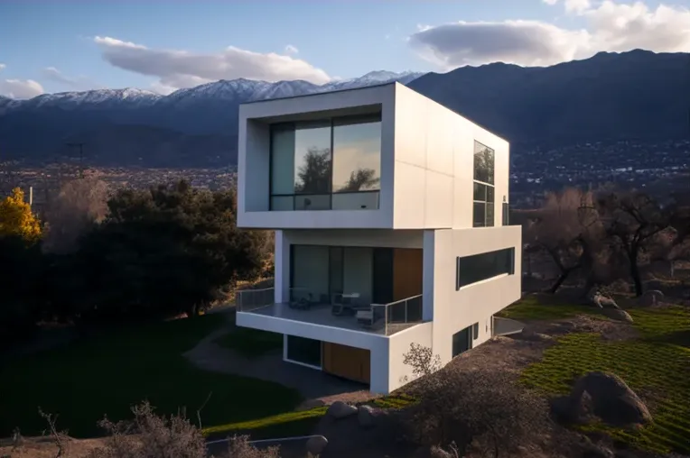 Escape urbano: Villa contemporánea con vistas impresionantes en Santiago