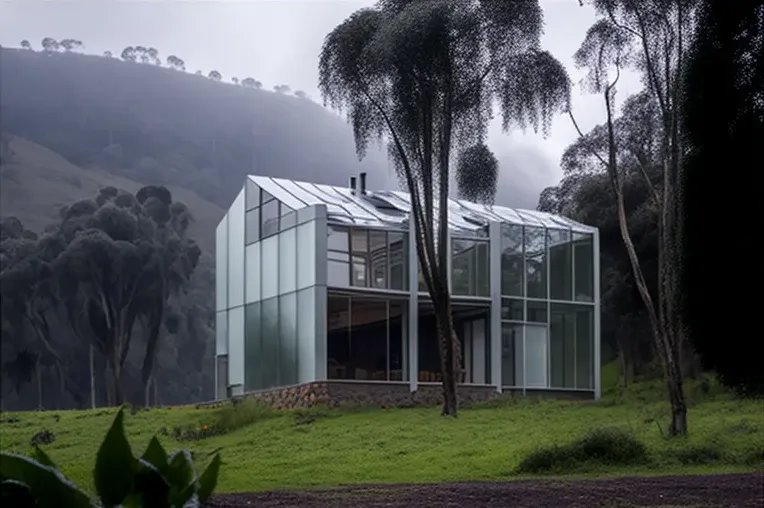 Refresca en una piscina al aire libre rodeada de vistas impresionantes al bosque y la niebla en Cochabamba