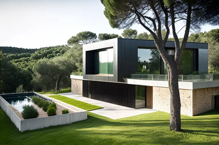 Vista impresionante y lujo moderno: Villa de arquitectura contemporánea en Girona