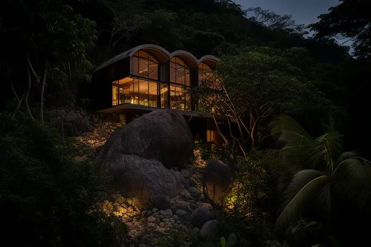 Impresiona a tus invitados con la construcción única de fibra de carbono en esta villa de lujo en Puerto Vallarta