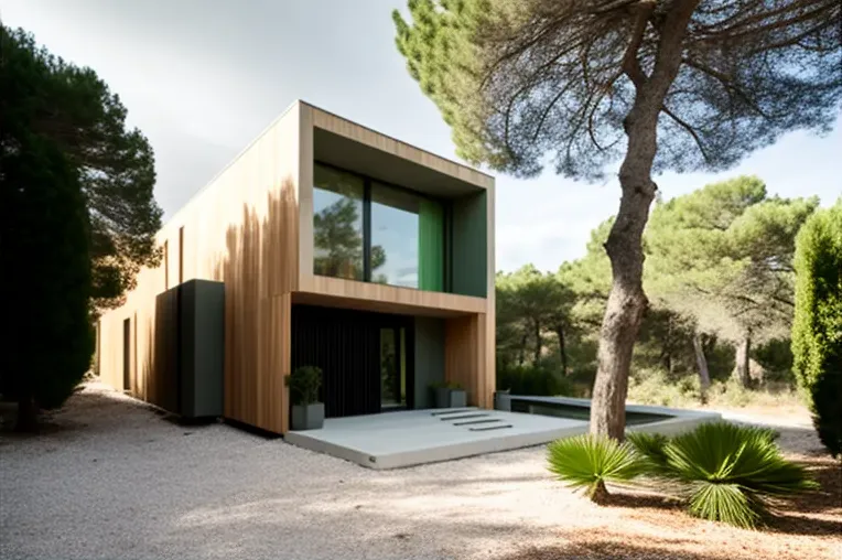 Vive en un ambiente fresco y luminoso en esta Villa de arquitectura minimalista