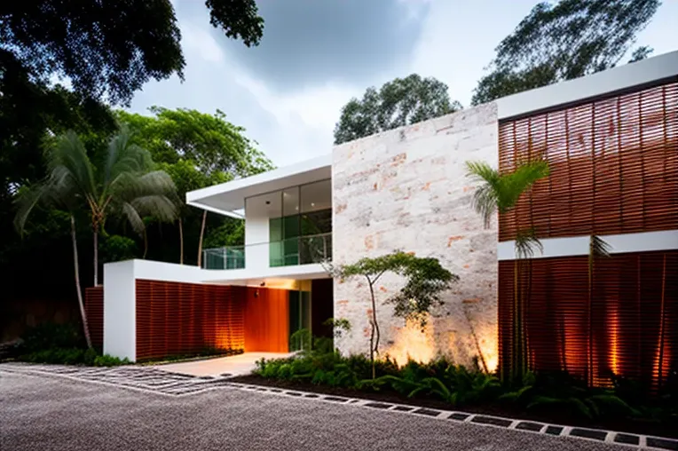 Vivir en armonía con la naturaleza en esta villa de diseño con terrazas panorámicas