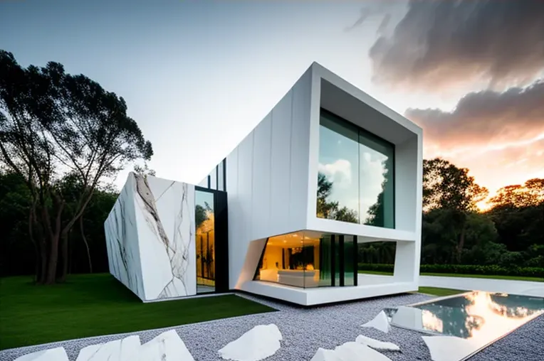 La Villa de Hormigón Visto y Mármol Blanco en São Paulo