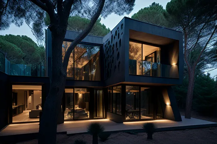 La casa contemporánea con iluminación natural en Marbella