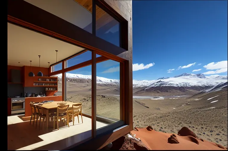 Arquitectura de Diseño con vistas impresionantes en Valle Nevado