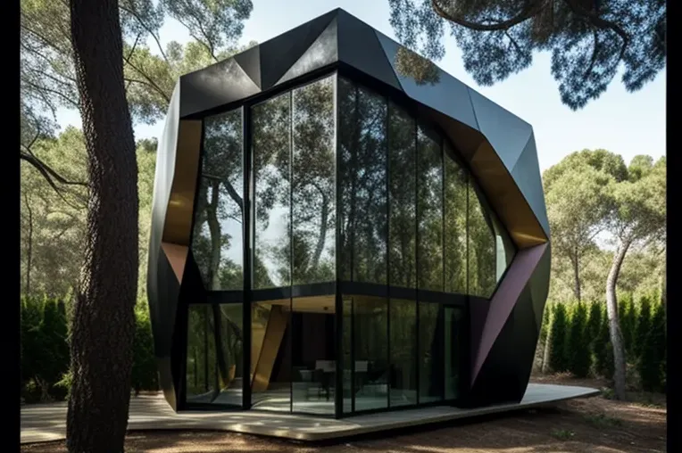 Disfruta de la naturaleza desde la comodidad de tu hogar en esta Villa construida en vidrio y hormigón armado en Girona