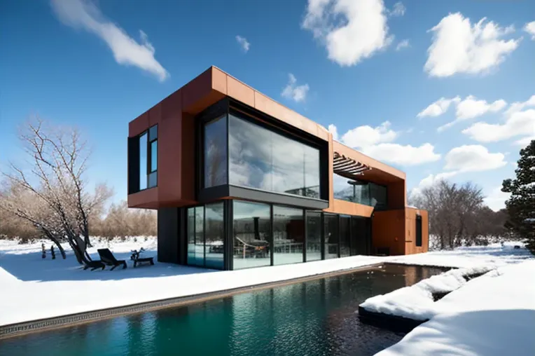 Villa con vistas panorámicas de las montañas nevadas y estacionamiento techado en una zona privilegiada de Buenos Aires, Argentina