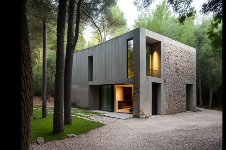 Casa de lujo en un entorno natural: Descubre la arquitectura moderna en Girona, España