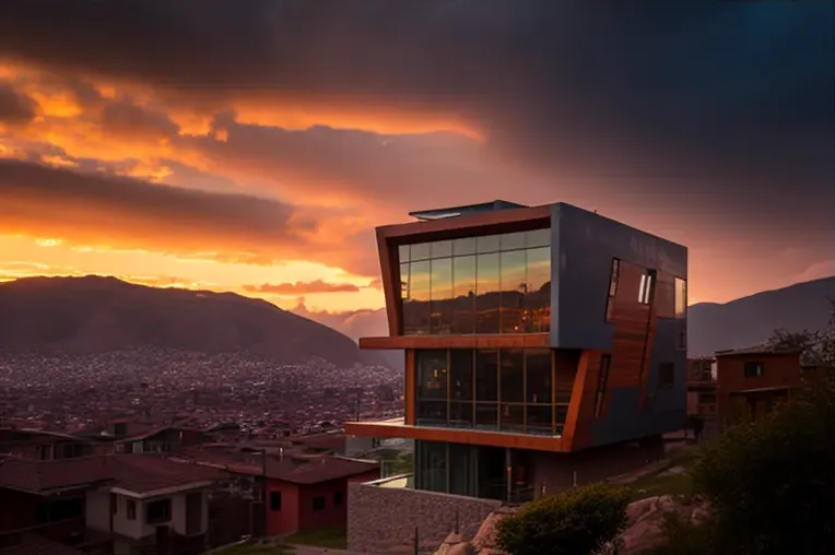 Diseño innovador y vistas impresionantes en esta casa contemporánea en Cochabamba