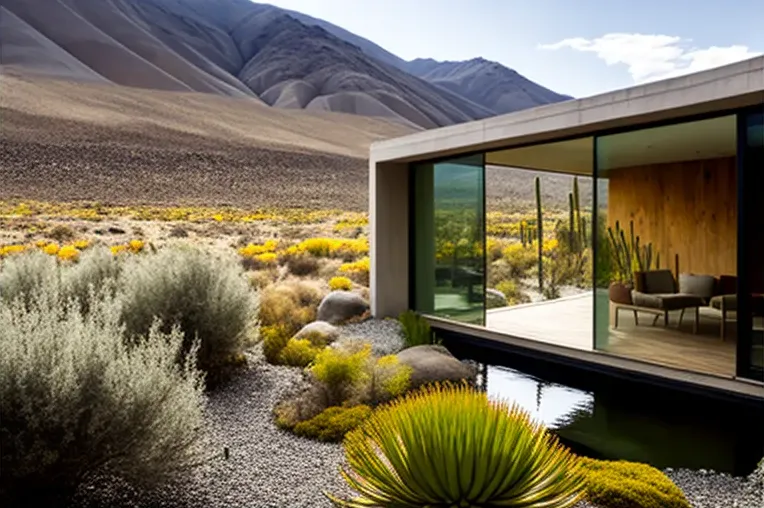 Experimenta la arquitectura sostenible en esta Casa de piedra natural y ladrillo en Arequipa