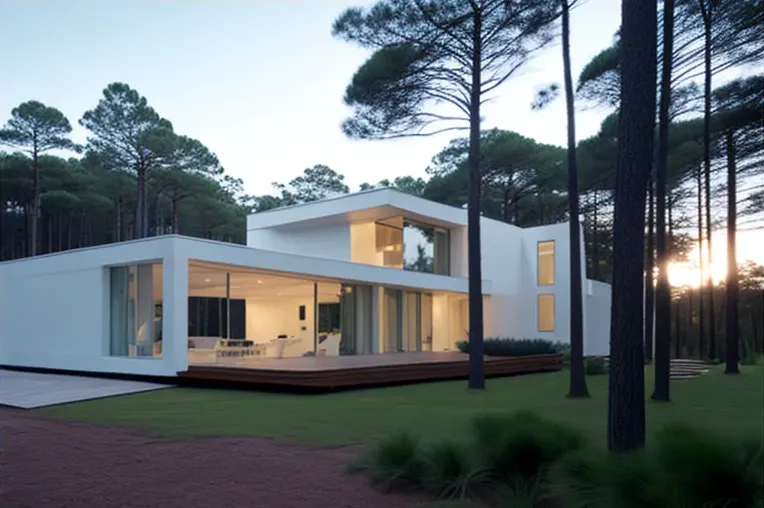 Sueño hecho realidad: Villa minimalista con acabados de mármol, aluminio y bambú en Punta del Este