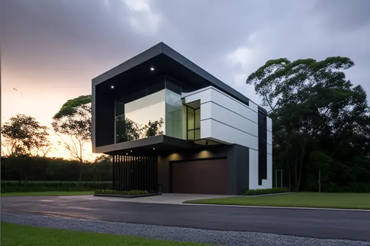 Vive en lujo minimalista en esta impresionante villa en Panama City