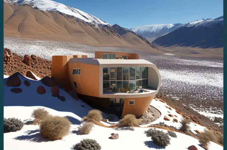 Experimenta el lujo y la naturaleza en esta casa high-tech con vistas a las montañas nevadas