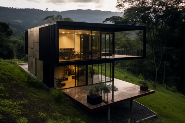 Diseño minimalista y conexión con la naturaleza en esta impresionante casa de lujo en San Andrés