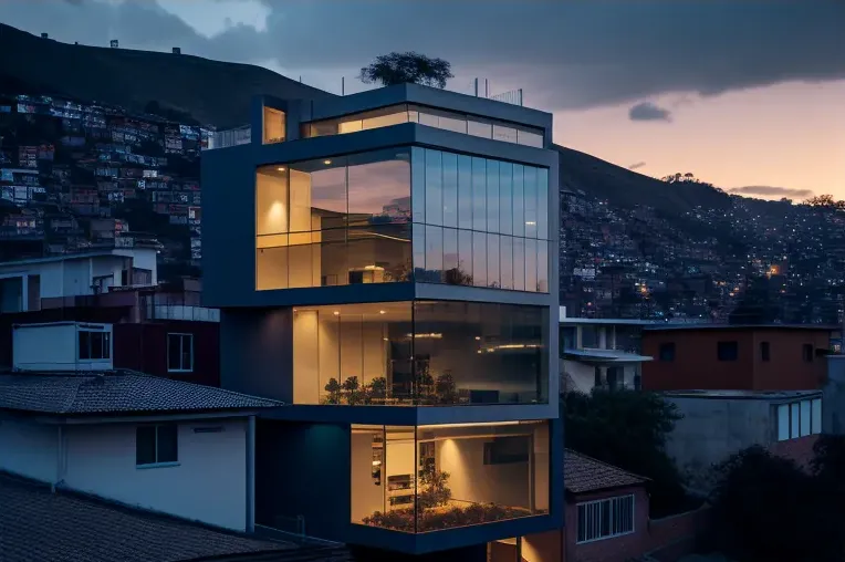 Casa de lujo en Lima con vistas impresionantes y diseño arquitectónico único