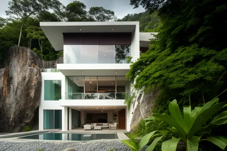 Experimenta la vida lujosa en esta villa de arquitectura moderna rodeada de naturaleza en Puerto Vallarta